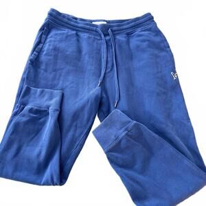 American Eagle Super Soft Blue Cotton Blend Joggers Womens SZ L. LoungeWear Cozy